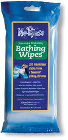 No Rinse Bathing Wipes  Pk/8