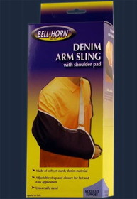 Complete Supplies Arm Sling, Denim, w/ Shoulder Pad, Universal