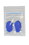 Reusable Electrodes Pack/4 1.5 x2.5 Oval Blue Jay Brand