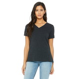 Bella+Canvas BL6415 Women's Relaxed Triblend V-Neck Tee