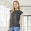 Bella+Canvas 8804 Women's Flowy Muscle Tee With Rolled Cuff, Price/each
