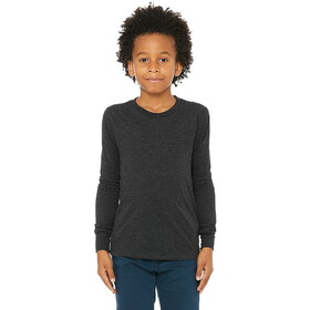 Bella+Canvas 3513Y Youth Unisex Triblend Long Sleeve Tee