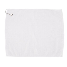 Carmel Towel 1518MG Flat Face Microfiber Golf Towel /w Grommet