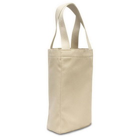 Liberty Bags 1726 10 oz. Canvas Double Wine Tote