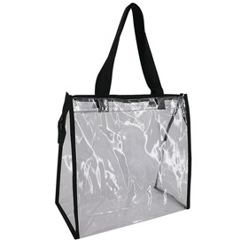 Liberty Bags OAD5006 OAD Clear Zippered Tote w/ Full Gusset