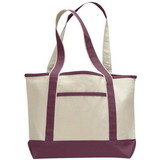 Q-Tees Q125800 Small Canvas Deluxe Tote