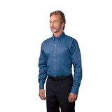 Van Heusen V0067 3.7oz Blended Pinpoint Dress Shirt L/S