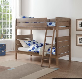 ACME Ranta Bunk Bed (Twin/Twin) in Antique Oak 37400