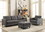 ACME Ceasar Sectional Sofa in Gray Fabric 53315