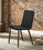 ACME Hosmer Side Chair (Set-2) in Black Top Grain Leather & Antique Black 70422