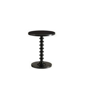Acme Acton Accent Table, Black Finish
