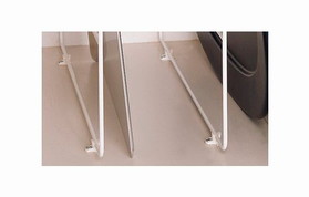 Rev-A-Shelf 209-26-99WH White Plastic Clips (4 Clips with Screws) for 597 Series Tray Dividers