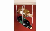 Rev-A-Shelf 3250CR Chrome Under Cabinet Double Wine Bottle Rack