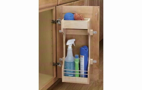 Rev-A-Shelf 4SBSU-18 13-1/2"W Natural Wood Base Sink Door Storage