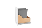 Rev-A-Shelf 4WCSC-1535DM19-1 Natural Soft-close Blumotion 35Qt Single Waste Container Pullout