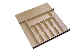 Rev-A-Shelf 4WCT-3SH 20-5/8"W Shallow Wood Cutlery Tray Insert