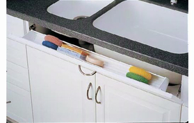Rev-A-Shelf 6551-36-11-598 36" White Plastic Tip-Out Tray Kits