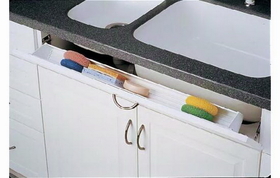 Rev-A-Shelf 6571-36-11-4 36" White Plastic Tip-Out Tray