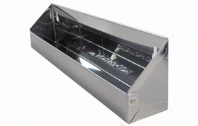 Rev-A-Shelf 6581-13-5 13" Silver Stainless Steel Tip-Out Tray without Stop