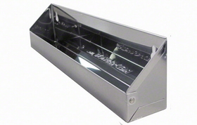 Rev-A-Shelf 6581-14-5 14-1/4" Silver Stainless Steel Tip-Out Tray without Stop