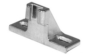 Blum B130110024 1/4" Overlay Screw-on Edge Mount Baseplate for Compact Hinges