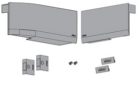 Blum B23K8000HG Light Gray Aventos HK-Top Series Cover Set for Servodrive Applications with Switches