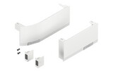 Blum B23K8000SW Silk White Aventos HK-Top Series Cover Set for Servodrive Applications with Switches