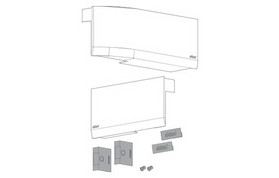 Blum B23K8000SW Silk White Aventos HK-Top Series Cover Set for Servodrive Applications with Switches