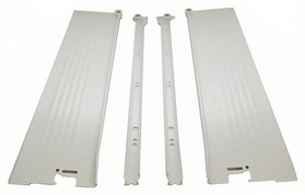 Blum B320K400C15 16" Length x 4-5/8" Height 3/4" Extension White Metabox - Blumotion Compatible