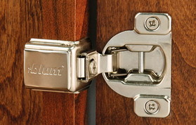 Blum B38C358C.20 107 Degree 1-1/4" Overlay Self-closing Doweled Compact Hinge