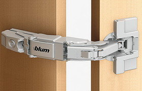 Blum B71T7550 155 Degree Self-Closing Screw-on Overlay Zero Protrusion Hinge