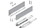 Blum B770K35SOS-GR 14" K Height Legrabox Gray Drawer Set - 125 Lbs Weight Rating, Price/Set