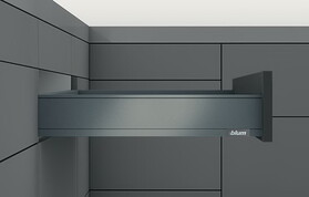 Blum B773M60SOS-GR 24" M Height Legrabox Gray Drawer Set - 170 Lbs Weight Rating