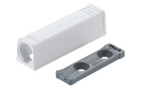 Blum B956.1201WH White Tip-On Adapter for Short Tip-On Units