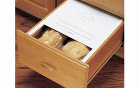 Rev-A-Shelf BDC-200-11 16-3/4"W White Bread Drawer Cover Kit