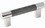 Amerock BP36557PNGM DISC/M 3" & 96mm Dual Center to Center 4-11/16" Length Polished Nickel/Gunmetal Esquire Collection Pull, Price/Each