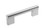 Amerock BP36912-26 96mm Center to Center Polished Chrome Versa Collection Pull, Price/Each