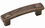 Amerock BP4428RBZ 3" Center to Center Rustic Bronze Forgings Collection Pull, Price/each