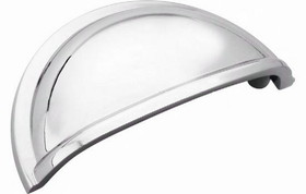 Amerock BP53010-26 3" Center to Center Polished Chrome Allison Collection Cup Pull