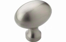 Amerock BP53014-G10 1-3/8" Diameter Satin Nickel Allison Oversized Oval Knob
