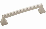 Amerock BP53529-G10 128mm Center to Center Satin Nickel Mulholland Collection Pull