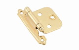 Amerock BPR3429-3 Variable Overlay Self-Closing Polished Brass Hinge