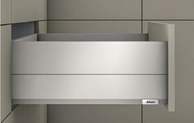 Blum MB-E-BC-500GR-HD 20" E Height Merivobox Series Gray Kit With Boxcaps - 170 Lb Weight Rating