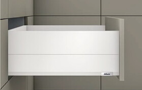 Blum MB-E-BC-500WH-HD 20" E Height Merivobox Series White Kit With Boxcaps - 170 Lb Weight Rating
