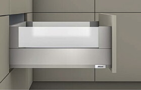 Blum MB-E-BCOVER-500GR-HD 20" E Height Merivobox Series Gray Kit With Boxcover - 170 Lb Weight Rating