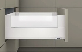 Blum MB-E-BCOVER-500WH-HD 20" E Height Merivobox Series White Kit With Boxcover - 170 Lb Weight Rating