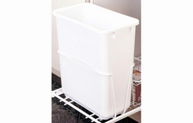 Rev-A-Shelf RV-20-6 White 20QT Waste Container Only