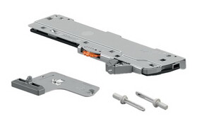 Blum TOB-HD-KIT *KIT* Tip On Blumotion 18" to 24" HeavyDuty 88 to 155 lb. Drawer. *OrderSynchronization Rod Separately(BT60L1118W)*
