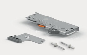 Blum TOB-LIGHT-KIT *KIT* Tip On Blumotion 15" to 21" 0 to 44lb. Drawer. *Order SynchronizationRod Separately (BT60L1118W)*
