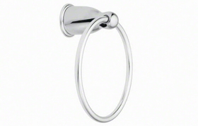 Creative Specialties YB8086CH 6-7/16" Chrome Mason Collection Towel Ring